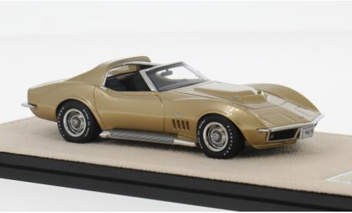 Chevrolet Corvette 1/43 Stamp Models L88 gold 1969 1:43 miniature