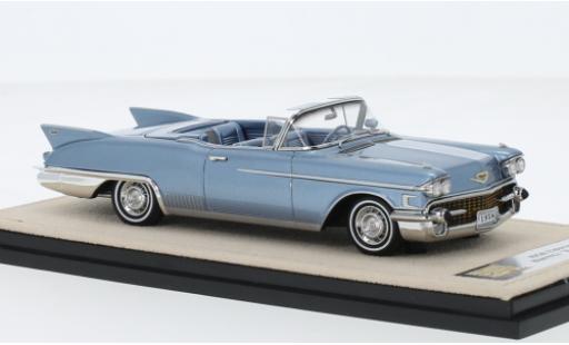Miniature Cadillac Eldorado 1/43 Stamp Models Biarritz Raindrop metallise bleu clair 1958 Cadillac Eldorado 1/43 Stamp Models Biarritz Raindrop metallise bleu clair 1958 miniature