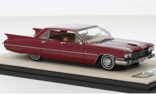 Miniature Cadillac Eldorado 1/43 Stamp Models Brougham Pininfarina metallise rouge foncé 1959 Cadillac Eldorado 1/43 Stamp Models Brougham Pininfarina metallise rouge foncé 1959 miniature