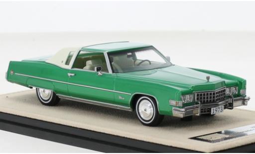 Miniature Cadillac Eldorado 1/43 Stamp Models Custom Cabriolet metallise verte 1973 Cadillac Eldorado 1/43 Stamp Models Custom Cabriolet metallise verte 1973 miniature