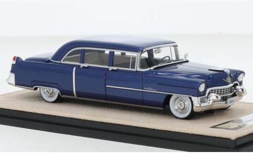 Miniature Cadillac Fleetwood 1/43 Stamp Models 75 Limousine metallise bleu foncé 1955 Cadillac Fleetwood 1/43 Stamp Models 75 Limousine metallise bleu foncé 1955 miniature