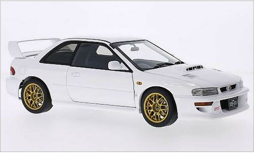 Subaru Impreza 22B 1/18 Autoart blanche 1998 miniature