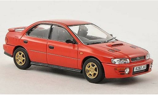 Subaru Impreza Base 1/43 Vanguards Turbo rouge RHD miniature
