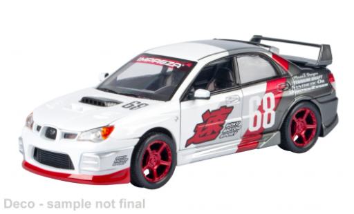 Subaru Impreza 1/24 Motormax WRX STi blanche/grise 1:24 miniature