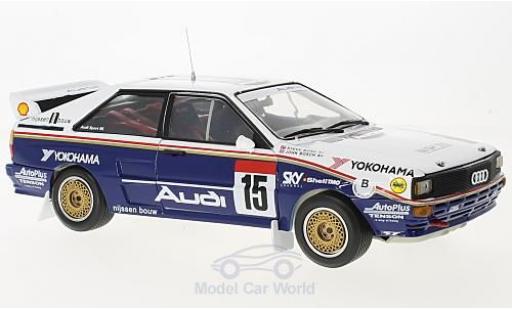 Miniature Audi Quattro 1/18 Sun Star A2 No.15 Rothmans 24h Ypres 1986 mit Decals J.Bosch/S.Bond Audi Quattro 1/18 Sun Star A2 No.15 Rothmans 24h Ypres 1986 mit Decals J.Bosch/S.Bond miniature