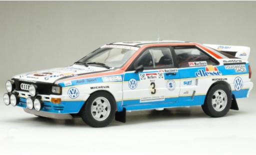 Miniature Audi Quattro 1/18 Sun Star quattro A2 No.3 ellesse Rallye WM Rally Argentinien 1984 J.Recalde/J.Del Buono Audi Quattro 1/18 Sun Star quattro A2 No.3 ellesse Rallye WM Rally Argentinien 1984 J.Recalde/J.Del Buono miniature