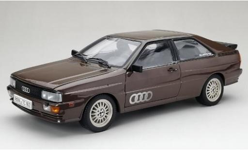 Miniature Audi Quattro 1/18 Sun Star quattro metallise marron 1981 Audi Quattro 1/18 Sun Star quattro metallise marron 1981 miniature