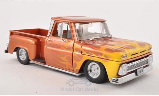 Miniature Chevrolet C-10 1/18 Sun Star Stepside Pick Up Low Rider kupfer/Dekor 1965 Chevrolet C-10 1/18 Sun Star Stepside Pick Up Low Rider kupfer/Dekor 1965 miniature