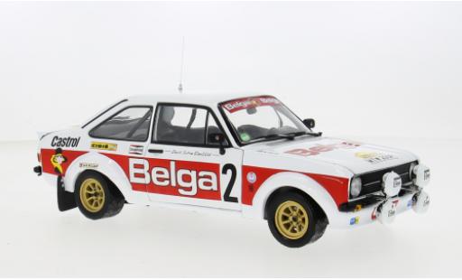 Miniature Ford Escort 1/18 Sun Star Mk II RS 1800 No.2 Belga Rallye du Condroz 1979 1:18 Ford Escort 1/18 Sun Star Mk II RS 1800 No.2 Belga Rallye du Condroz 1979 1:18 miniature