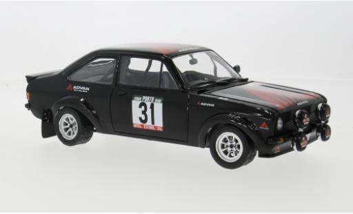 Ford Escort 1/18 Sun Star Mk II RS 1800 RHD No.31 Rallye WM Rallye Portugal 1981 1:18 miniature