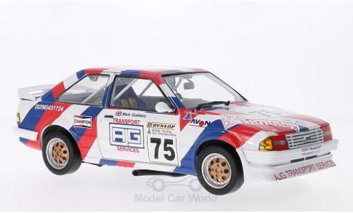 Miniature Ford Escort MKI 1/18 Sun Star MKIII 1600i RHD No.75 BTCC 1988 M.Goddard Ford Escort MKI 1/18 Sun Star MKIII 1600i RHD No.75 BTCC 1988 M.Goddard miniature