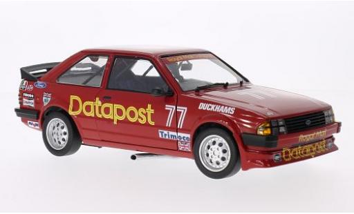 Miniature Ford Escort 1/18 Sun Star MKIII RS 1600i RHD No.77 Royal Mail Datapost British Saloon Car Championship 1984 R.Longman Ford Escort 1/18 Sun Star MKIII RS 1600i RHD No.77 Royal Mail Datapost British Saloon Car Championship 1984 R.Longman miniature