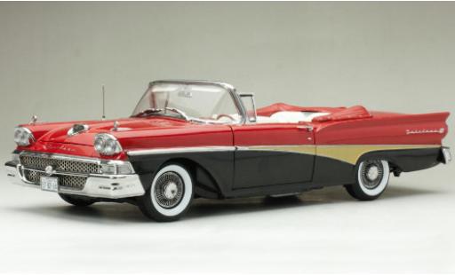 Miniature Ford Fairlane 1/18 Sun Star 500 Cabriolet rouge/noire 1958 Ford Fairlane 1/18 Sun Star 500 Cabriolet rouge/noire 1958 miniature