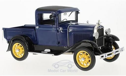 Miniature Ford Model A 1/18 Sun Star Pick Up bleue/noire 1931 Ford Model A 1/18 Sun Star Pick Up bleue/noire 1931 miniature