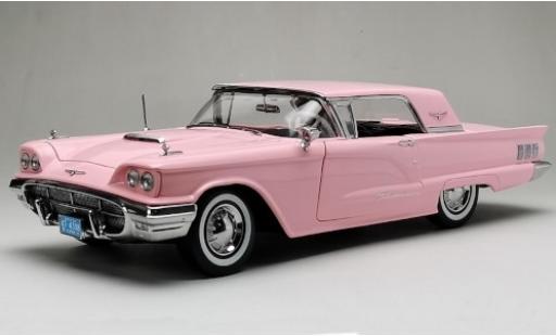 Miniature Ford Thunderbird 1/18 Sun Star HardTop Coupe rose 1960 Ford Thunderbird 1/18 Sun Star HardTop Coupe rose 1960 miniature
