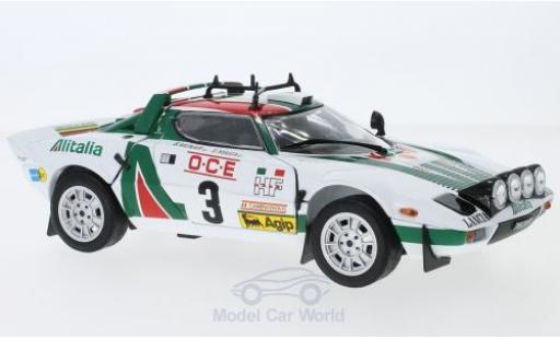 Miniature Lancia Stratos Rallye 1/18 Sun Star HF No.3 Alitalia Rallye WM Rallye Marokko 1976 S.Munari/S.Maiga Lancia Stratos Rallye 1/18 Sun Star HF No.3 Alitalia Rallye WM Rallye Marokko 1976 S.Munari/S.Maiga miniature