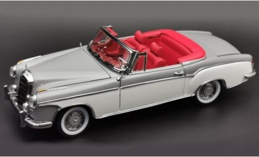 Miniature Mercedes 220 1/18 Sun Star SE Cabriolet (W180 II) grise/blanche 1958 Verdeck geöffnet Mercedes 220 1/18 Sun Star SE Cabriolet (W180 II) grise/blanche 1958 Verdeck geöffnet miniature