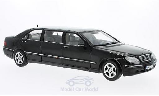 Miniature Mercedes Classe S 1/18 Sun Star Pullman noire 2000 Mercedes Classe S 1/18 Sun Star Pullman noire 2000 miniature