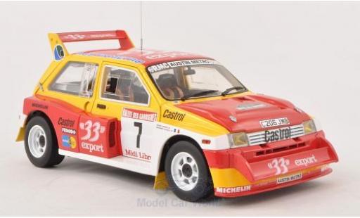 Miniature MG Metro 1/18 Sun Star 6R4 No.7 33 Export Rallye des Garrigues-Languedoc-Roussillon 1986 D.Auriol MG Metro 1/18 Sun Star 6R4 No.7 33 Export Rallye des Garrigues-Languedoc-Roussillon 1986 D.Auriol miniature