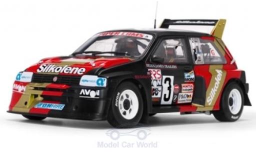 Miniature MG Metro 1/18 Sun Star 6R4 RHD No.3 Silkolene Rallye-Cross 1986 W.Gollop MG Metro 1/18 Sun Star 6R4 RHD No.3 Silkolene Rallye-Cross 1986 W.Gollop miniature