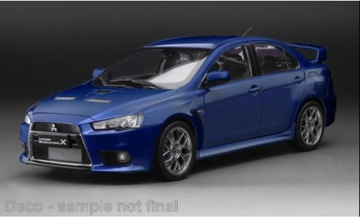 Mitsubishi Lancer 1/18 Sun Star Evolution X metallise bleue 1:18 miniature