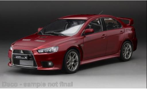 Mitsubishi Lancer 1/18 Sun Star Evolution X metallise rouge 1:18 miniature