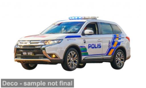 Miniature Mitsubishi Outlander 1/43 Sun Star 2018 Police (MYS) 1:43 Mitsubishi Outlander 1/43 Sun Star 2018 Police (MYS) 1:43 miniature