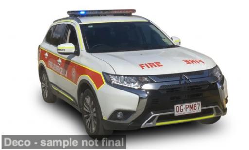 Miniature Mitsubishi Outlander 1/43 Sun Star 2019 Queensland Fire and Emergency Service 1:43 Mitsubishi Outlander 1/43 Sun Star 2019 Queensland Fire and Emergency Service 1:43 miniature