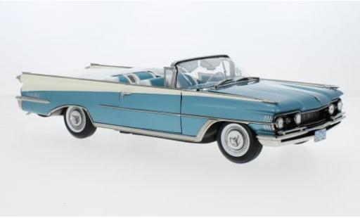 Miniature Oldsmobile 98 1/18 Sun Star Cabriolet metallise bleue/blanche 1959 1:18 Oldsmobile 98 1/18 Sun Star Cabriolet metallise bleue/blanche 1959 1:18 miniature