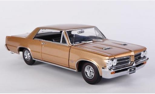 Pontiac GTO 1/18 Sun Star gold 1964 miniature