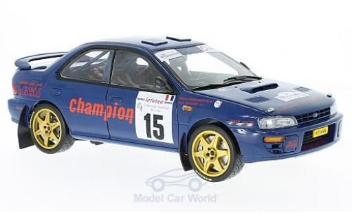 Miniature Subaru Impreza 555 1/18 Sun Star 555 No.15 Tour de Corse 1996 M.Massarougeto/Y.Bouzat Subaru Impreza 555 1/18 Sun Star 555 No.15 Tour de Corse 1996 M.Massarougeto/Y.Bouzat miniature