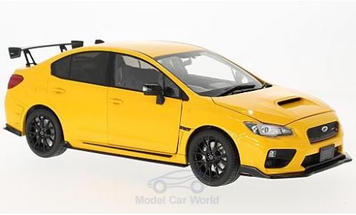 Miniature Subaru WRX STI 1/18 Sun Star STI (S207) jaune RHD 2015 NBR Challange Package Subaru WRX STI 1/18 Sun Star STI (S207) jaune RHD 2015 NBR Challange Package miniature