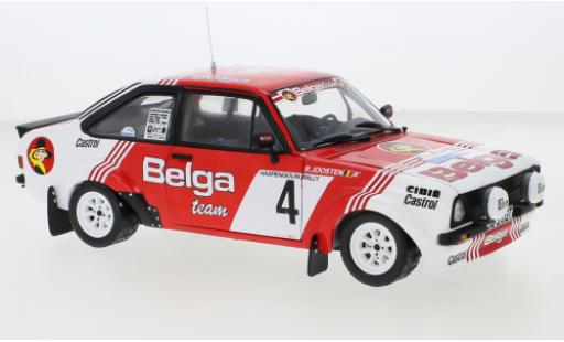 Miniature Ford Escort 1/18 Sun Star MkII RS 1800 No.4 Belga Haspengouw Rallye 1981 Ford Escort 1/18 Sun Star MkII RS 1800 No.4 Belga Haspengouw Rallye 1981 miniature