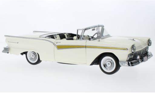 Miniature Ford Fairlane 1/18 Sun Star 500 Skyliner blanche 1957 Ford Fairlane 1/18 Sun Star 500 Skyliner blanche 1957 miniature