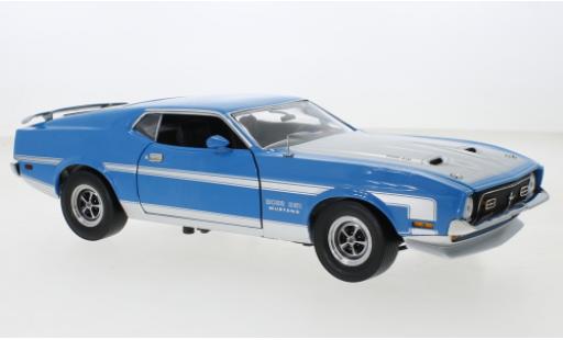 Miniature Ford Mustang 1/18 Sun Star Boss 351 bleue/grise 1971 Ford Mustang 1/18 Sun Star Boss 351 bleue/grise 1971 miniature