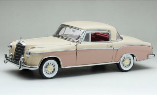 Mercedes CLA 1/18 Sun Star 220 SE Coupe (W128) beige clair/rose 1958 miniature