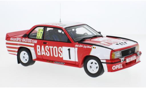 Miniature Opel Ascona 1/18 Sun Star B 400 No.1 Bastos Rally Team Bastos Circuit - Ardennes 1983 Opel Ascona 1/18 Sun Star B 400 No.1 Bastos Rally Team Bastos Circuit - Ardennes 1983 miniature
