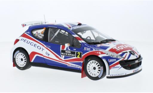 Peugeot 207 1/18 Sun Star S2000 No.2 Rally Of Scotland 2010 miniature