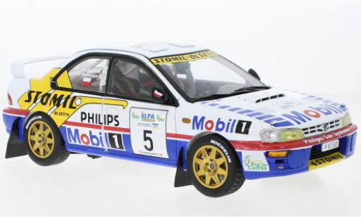 Miniature Subaru Impreza 1/18 Sun Star 555 No.5 Mobil 1 Elpa Rally Halkidiki 1997 Subaru Impreza 1/18 Sun Star 555 No.5 Mobil 1 Elpa Rally Halkidiki 1997 miniature