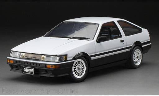 Toyota Corolla 1/24 Sun Star Levin (AE86) blanche/noire 1985 miniature