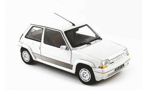 Renault 5 Phase 1 1/18 Norev GT Turbo 1 blanche miniature