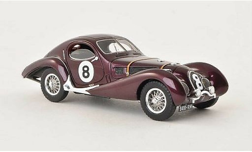 Talbot Lago 24h Le Mans 1/43 Spark T-150 SS No.8 1939 miniature