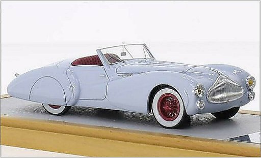 Talbot Lago Saoutchik 1/43 Chromes T150 Roadster bleu RHD 1939 miniature