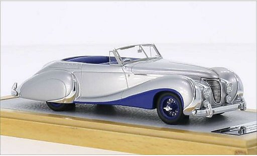 Talbot Lago Saoutchik 1/43 Chromes T26 Record Cabriolet grise/bleu RHD 1948 miniature