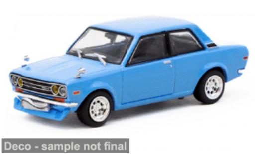 Miniature Datsun 510 1/64 Tarmac Works bleue 1:64 Datsun 510 1/64 Tarmac Works bleue 1:64 miniature