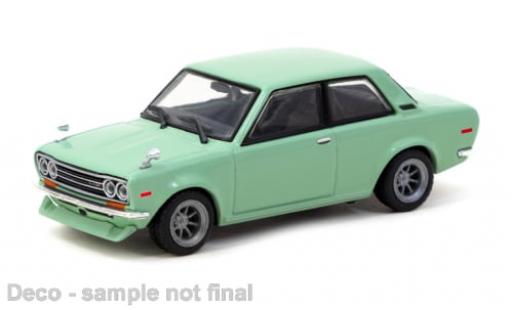 Datsun 510 1/64 Tarmac Works verte 1:64 miniature