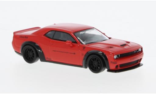 Dodge Challenger 1/64 Tarmac Works SRT Hellcat LB-Works rouge 1:64 miniature