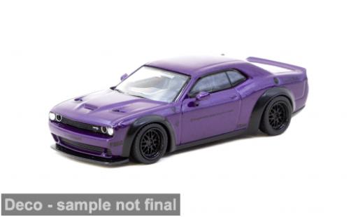 Dodge Challenger 1/64 Tarmac Works SRT Hellcat lila 1:64 miniature