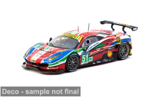 Ferrari 488 1/64 Tarmac Works GTE 24h Le Mans 2016 #51 1:64 miniature