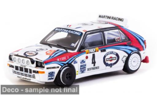 Lancia Delta 1/64 Tarmac Works HF Integrale Rally Monte Carlo 1992 #4 1:64 miniature
